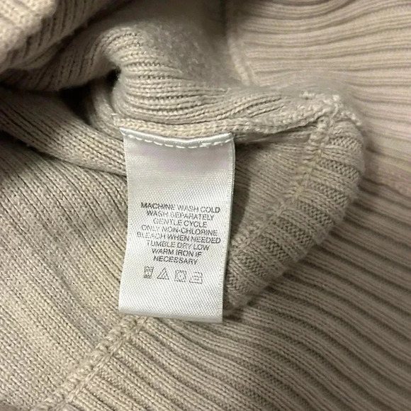 Vintage Tonal Sweatshirt Boxy Fit Levi's Crewneck Beige Mens Size XL Dad (Stain) - Picture 6 of 10